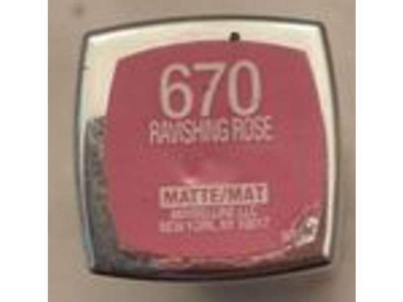 Maybelline New York Color Sensational Lipstick Matte Lipstick, Ravishing Rose, 0.15 oz