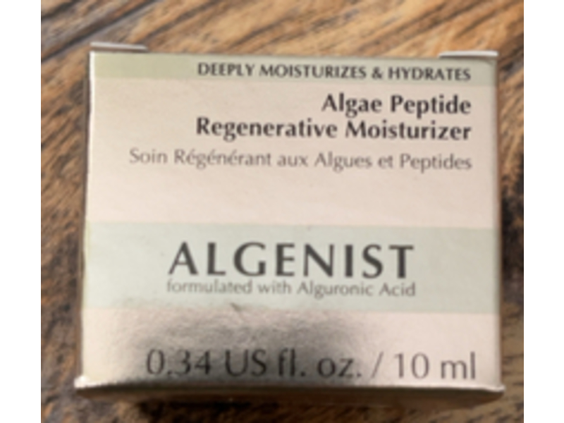 Algenist Algae Peptide Regenerative Moisturizer, Alguronic Acid, 0.34 fl oz/10 mL
