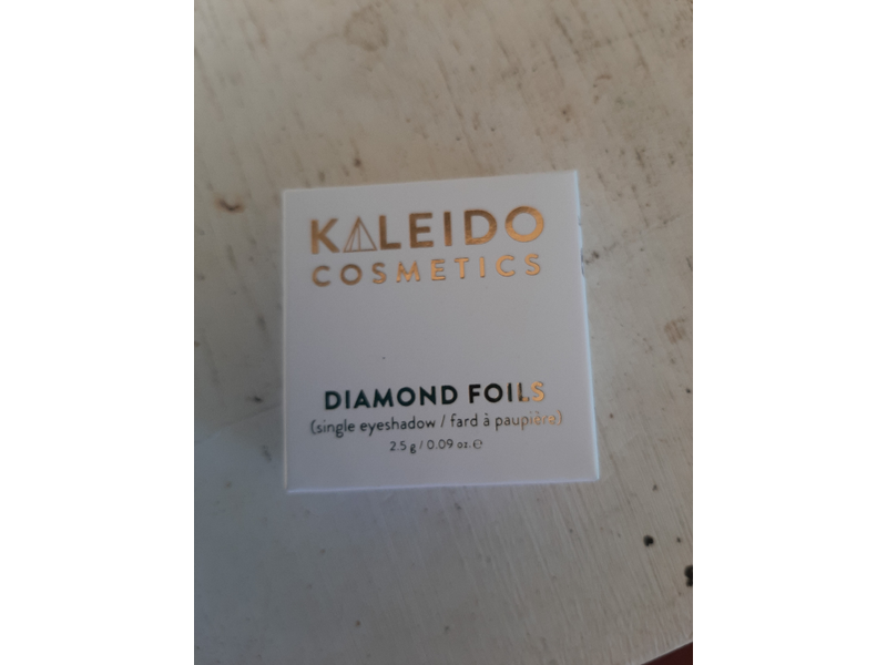 Kaleido Cosmetics Diamond Foils Eyeshadow, Sizzle, 0.09 oz/2.5 g