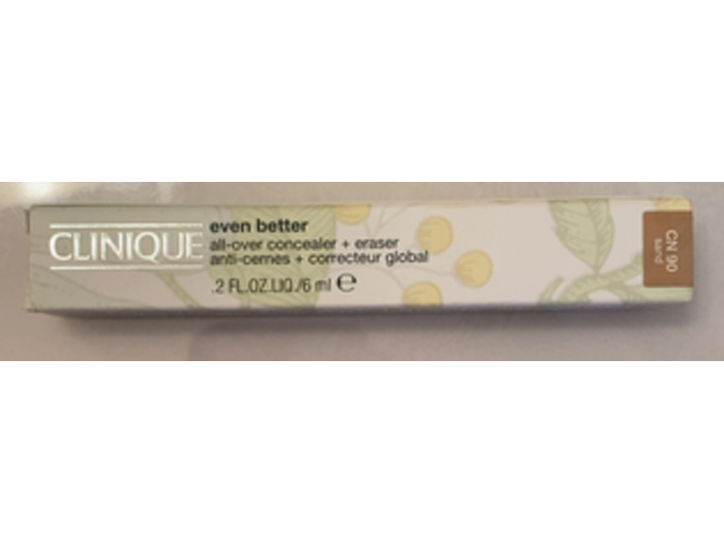 Clinique All Over Concealer + Eraser, CN 90 Sand, 0.2 fl oz/6 mL