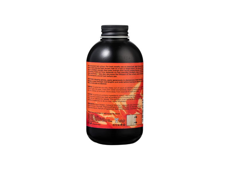 Bleach London Semi-Permanent Hair Color Cream, Tangerine Dream, 5.07 fl oz/150 mL