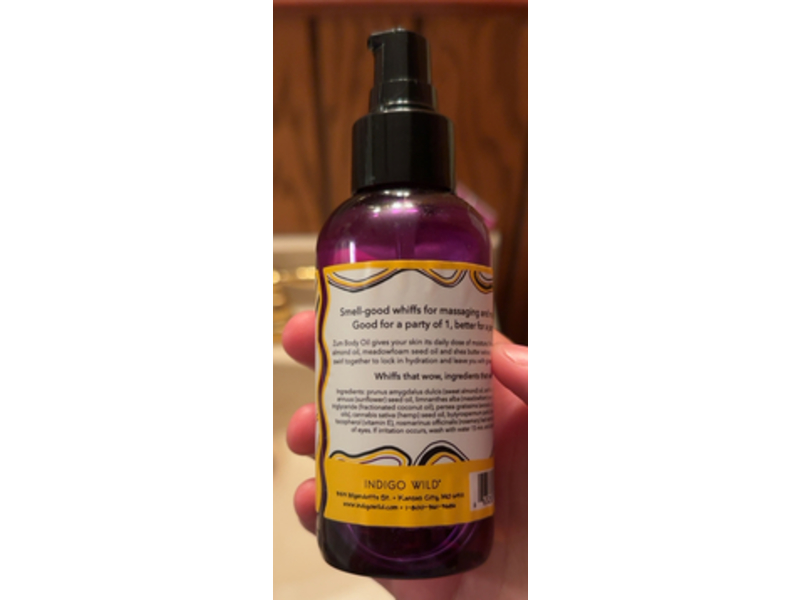 Zum Body Oil, Lavender - Lemon, 4 fl oz/118 mL