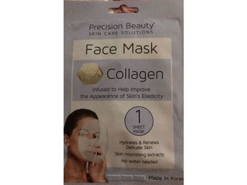 Precision Beauty Collagen Face Mask, 1 Count