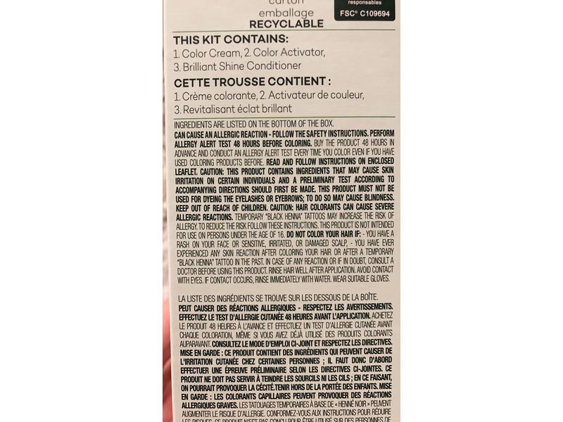 Clairol Natural Instincts Hair Color, 5C Brass Free Medium Brown, 1 Count