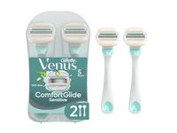 Gillette Venus ComfortGlide Sensitive Disposable Razor, Aloe, 0.18 oz/5 g, Count 2 - thumbnail 1