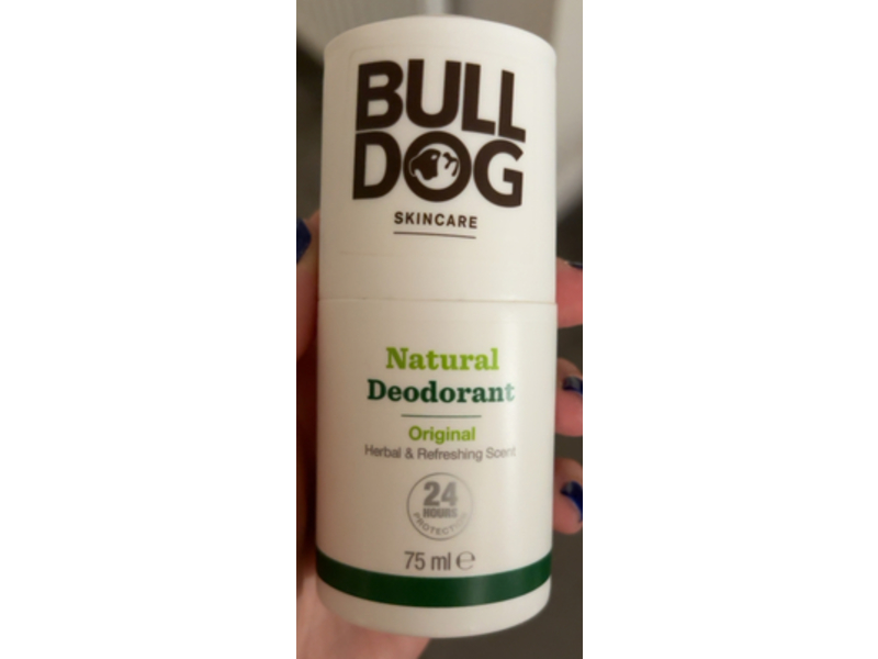 Bull Dog Skin Care Natural Deodorant, Original, 75 mL