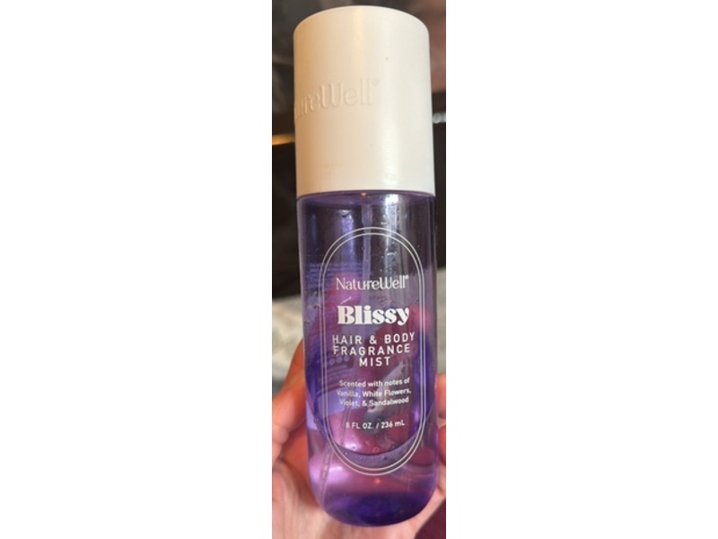 NatureWell Hair & Body Fragrance Mist, Blissy, 8 fl oz/236 mL