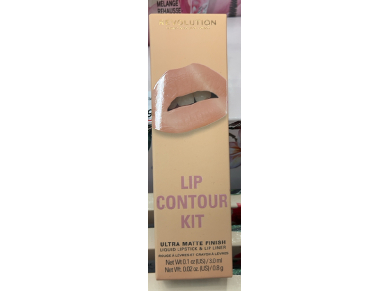 Revolution Ultra Matte Finish Liquid Lipstick & Lip Liner Duo, Stunner