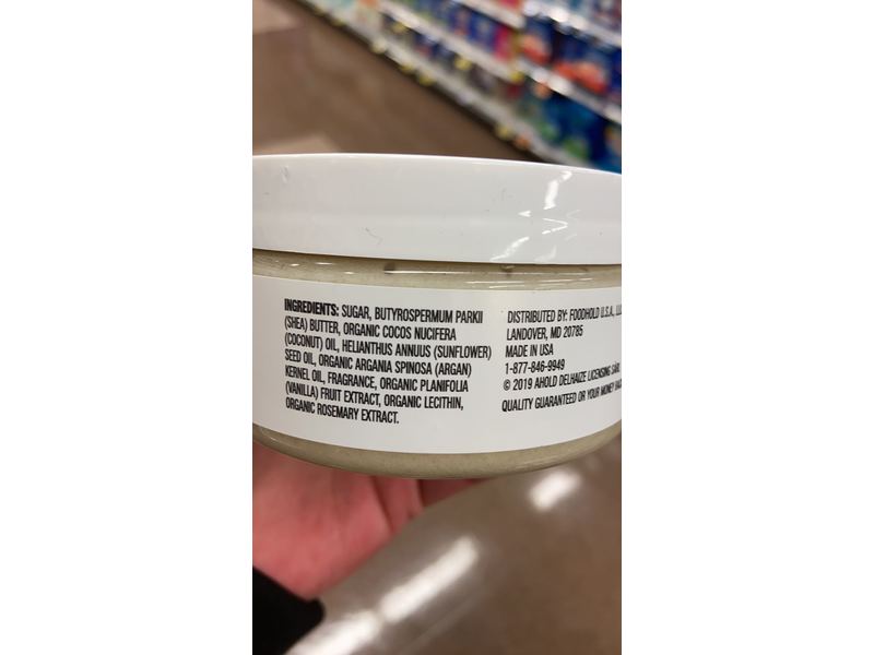 Nature's Promise Butter & Sugar Body Scrub, Uplifting Coconut Vanilla, 8 oz/227 g