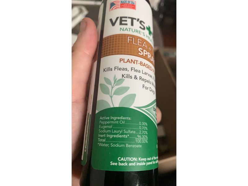 Vets Best Flea & Tick Spray, 8 fl oz/236 mL