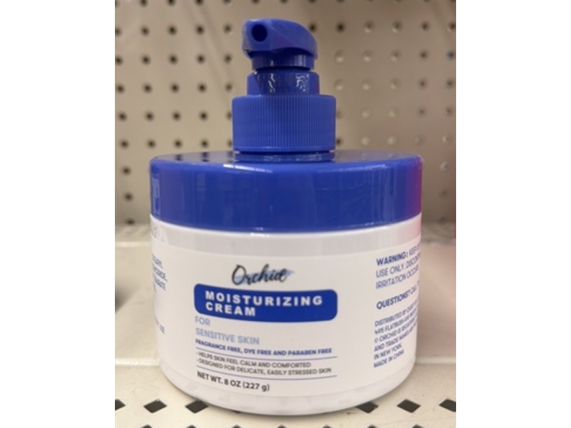 Orchid Moisturizing Cream, Fragrance Free, 8 oz/227 g