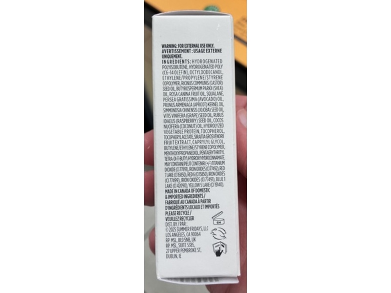 Summer Fridays Dream Lip Oil, Midnight Berry, 0.15 fl oz/4.5 mL