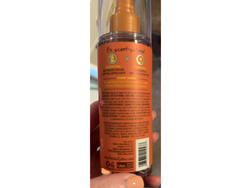 Tree Hut Fragrance Mist, Pink Hibiscus, 6 fl oz/177 mL