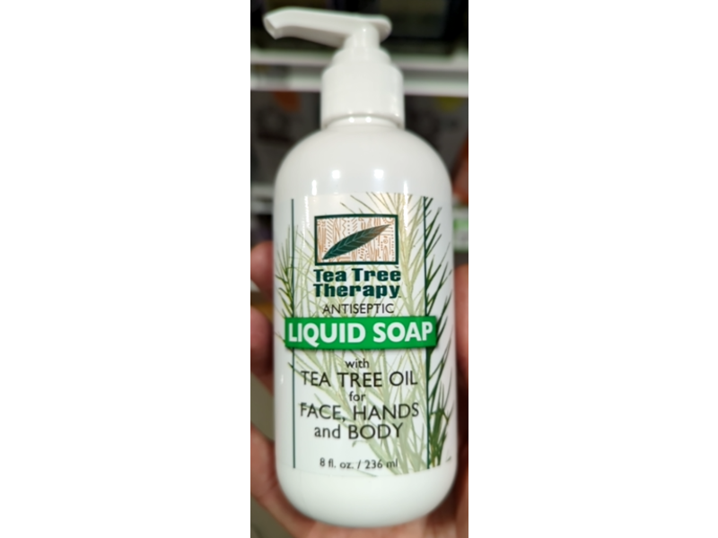 Tea Tree Therapy Antiseptic Liquid Soap, Tea Tree Oil, 8 fl oz/236 mL, Pack Of 4