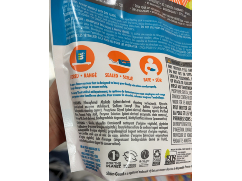 Boulder Clean Natural Laundry Detergent Packs, 34 Loads