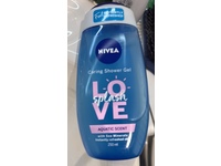 Nivea Caring Love Splash Shower Gel, Aquatic Scent, 250 mL - thumbnail 2