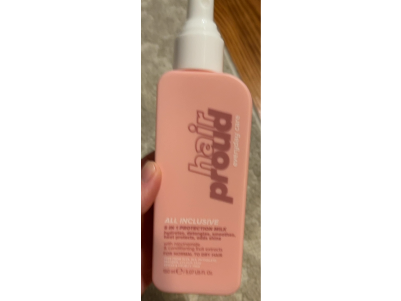 Hair Proud All Inclusive Detangle 5 In 1 Heat Protection Mist, 5.07 fl oz/150 mL