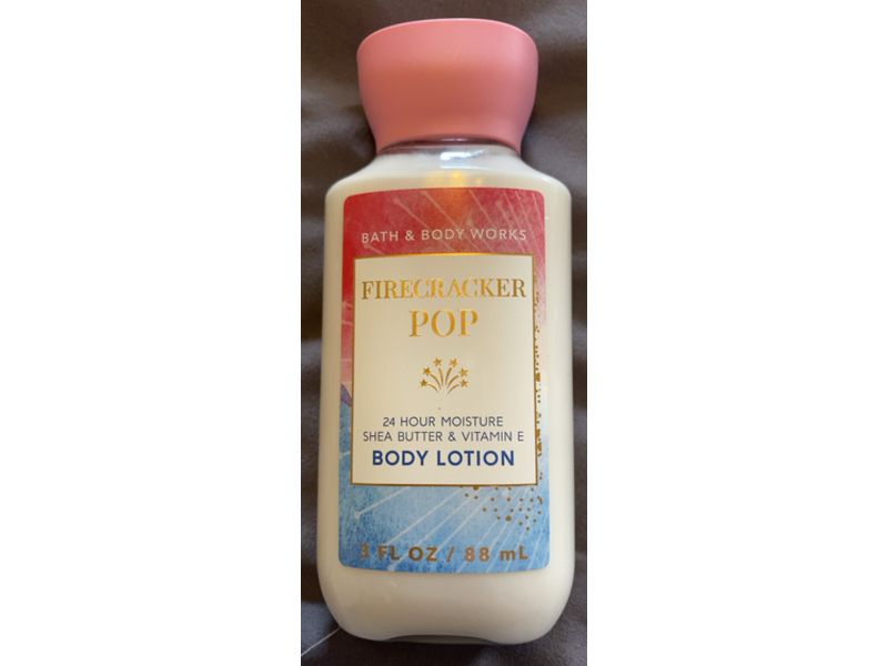 Bath & Body Works Firecracker Pop Body Lotion, Shea Butter & Vitamin E, 3 fl oz/88 mL