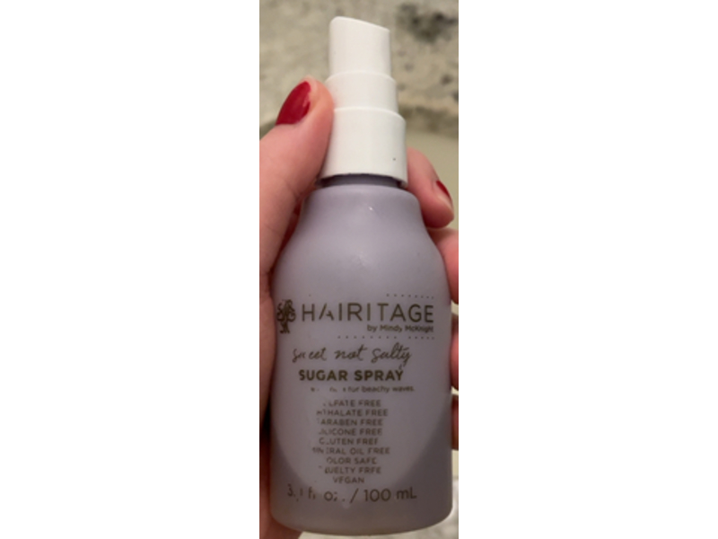 Hairitage Sweet Not Salty Sugar Texturizer Spray, 3.4 fl oz/100 mL
