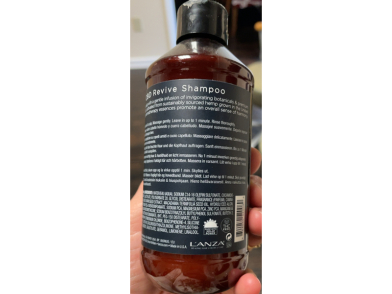 Lanza Cbd Revive Shampoo, 8 fl oz/236 mL