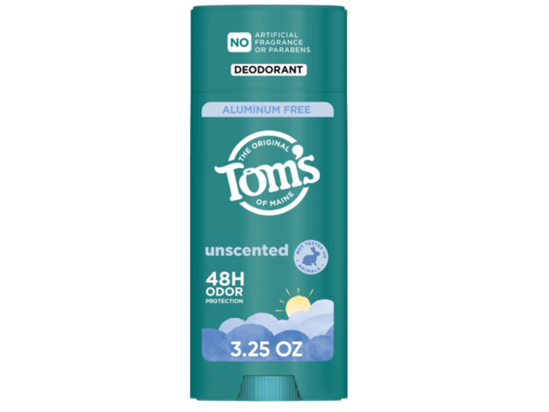 Tom’s Of Maine 48h Odor Protection Deodorant, Unscented, 3.25 oz/92 g