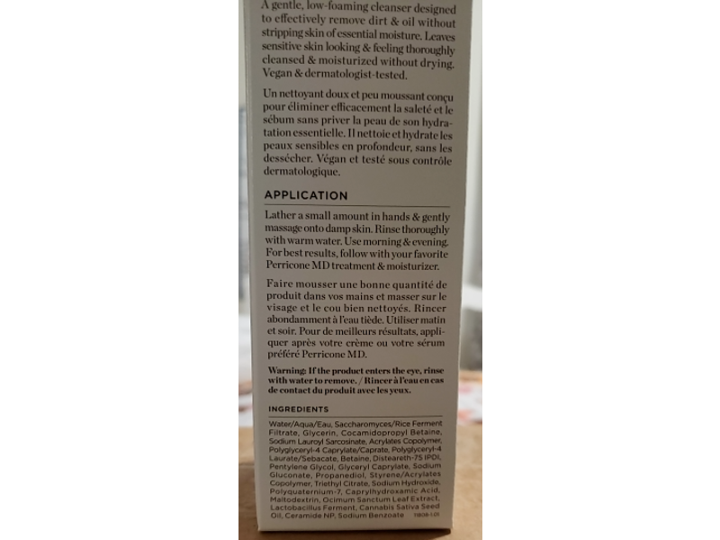 Perricone MD Clean Correction Gentle Cleanser, 6 fl oz/177 mL