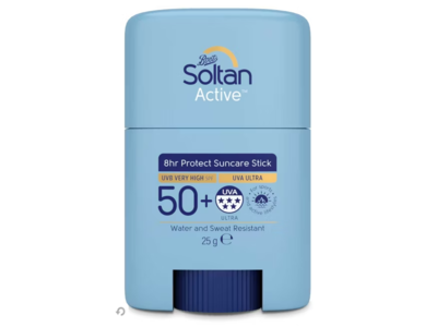 Boots Soltan Active Suncare Stick, SPF 50+, 25 g