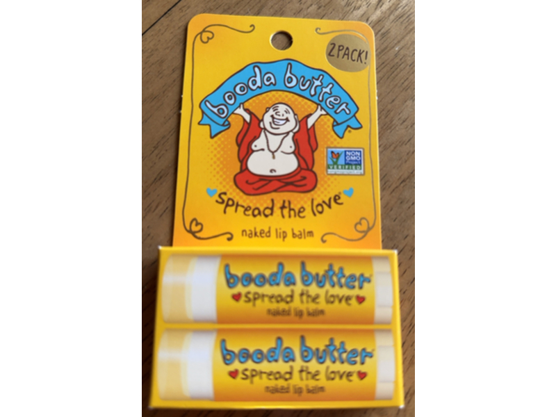 Booda Organics Naked Lip Balm, Pack Of 2