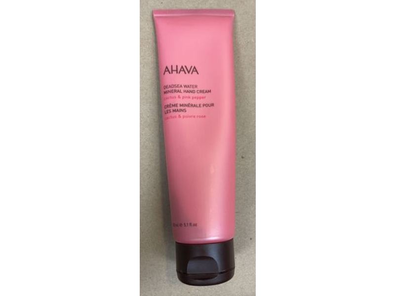 Ahava Mineral Hand Cream, Cactus & Pink Pepper, 5.1 fl oz/150 mL