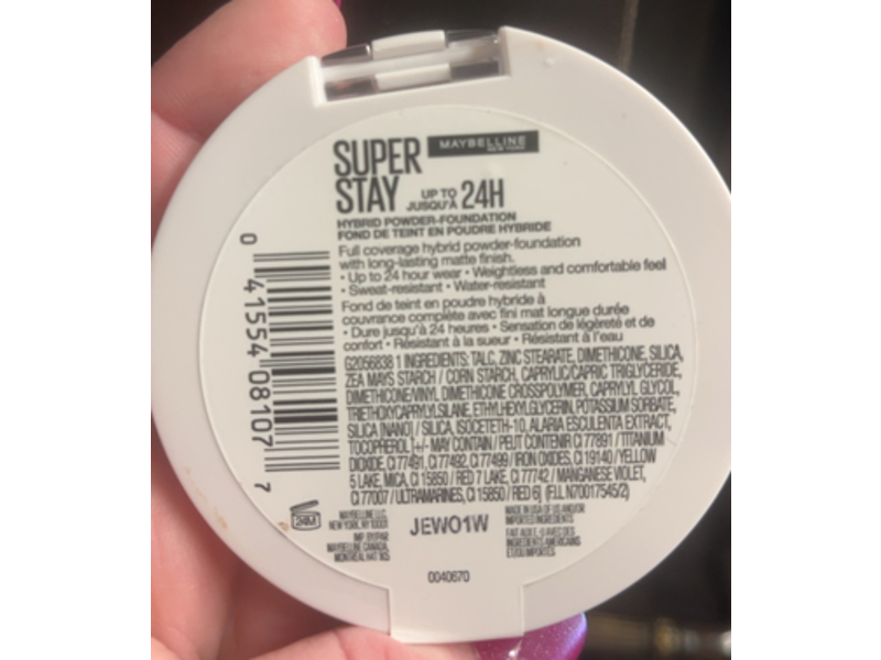 Maybelline Super Stay Hybrid Powder-Foundation, 375, 0.21 oz/6 g