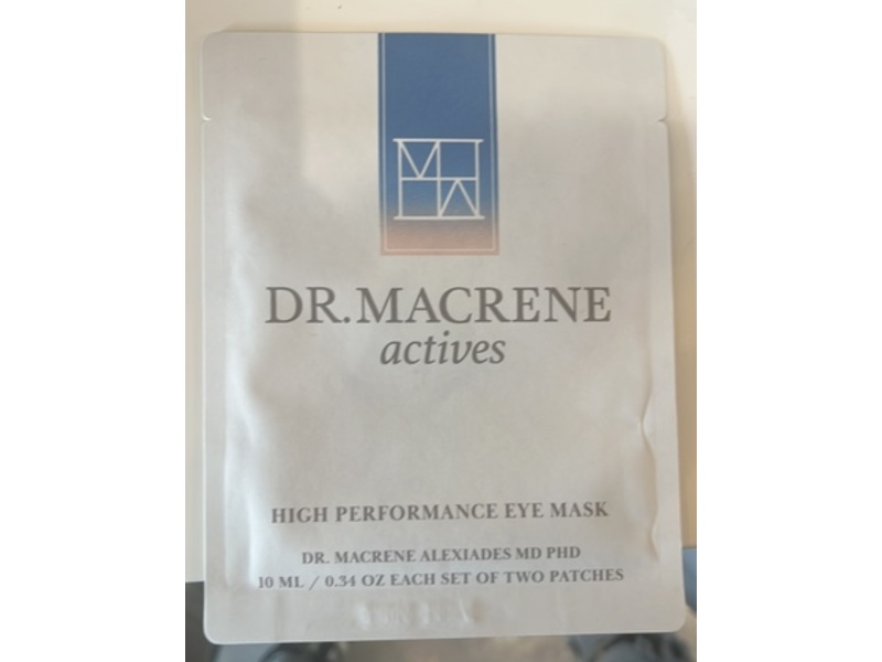 Dr.Macrene Actives Hight Performance Eye Mask, 0.34 oz/10 mL, 2 Count