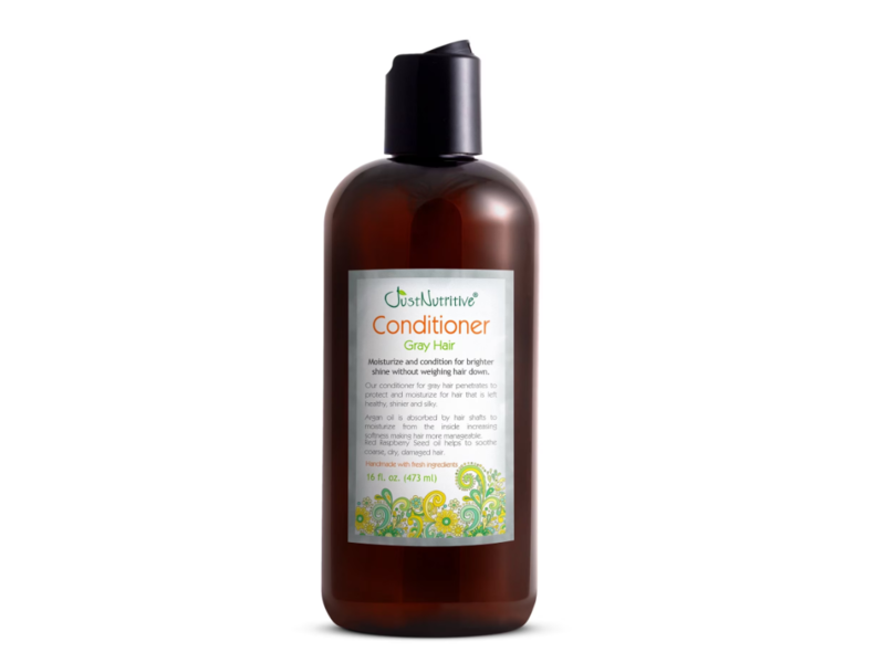 Just Nutritive Grey Hair Conditioner, 16 fl oz/473 mL