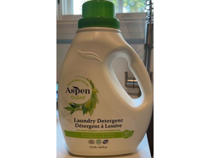 Aspen Clean Laundry Detergent, Eucalyptus & Rosemery, 64 fl oz/1.9 L