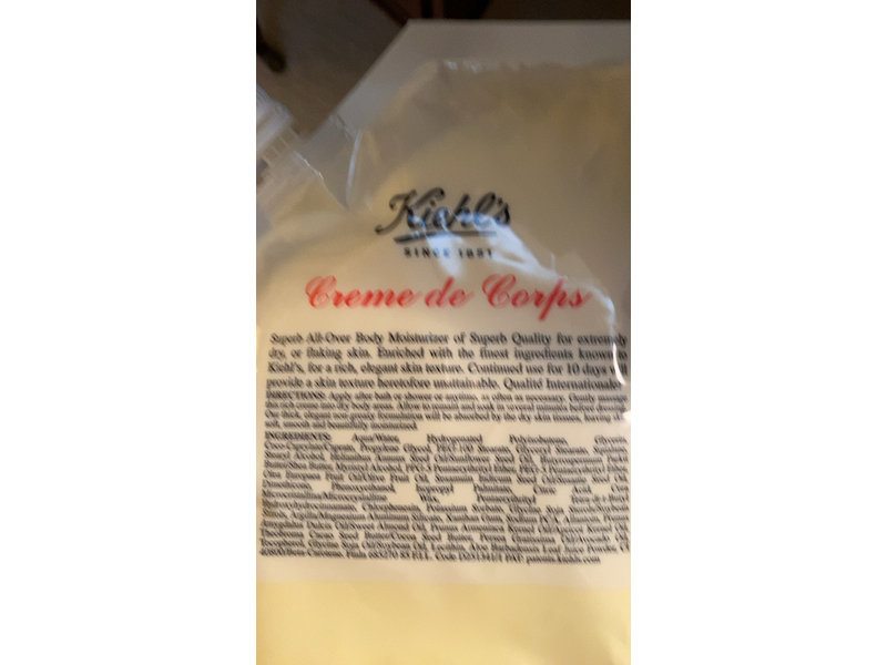 Kiehl's Creme De Corps All-Over Body Moisturizer, 33.8 oz/1 L