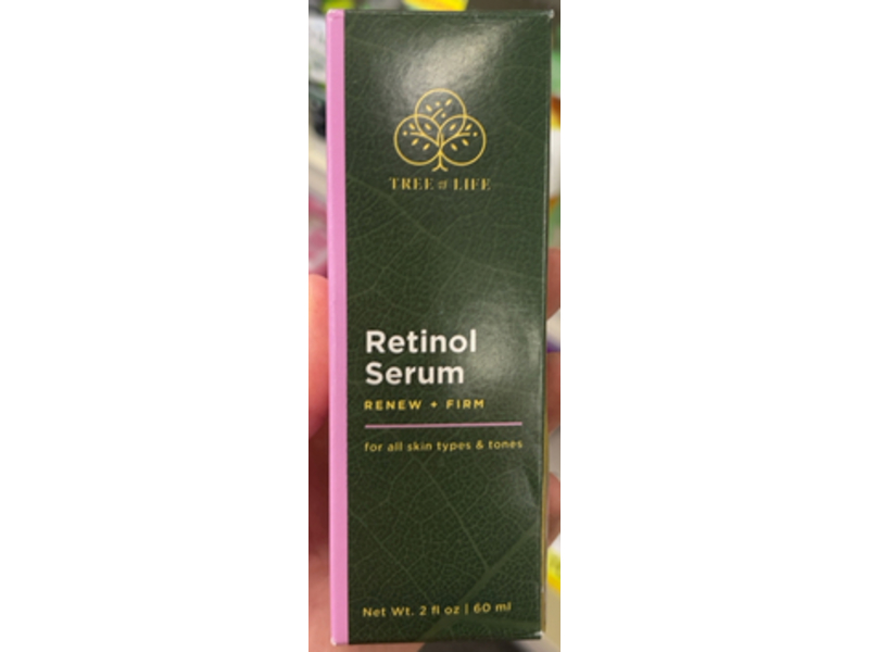 Tree Of Life Retinol Serum, Renew + Firm, 2 fl oz/60 mL