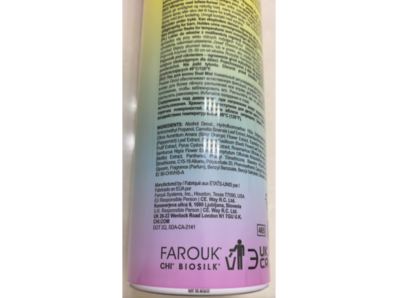 Chi Vibes Better Together Dual Mist Hair Spray, 10 oz/284 g