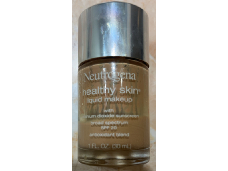 Neutrogena Healthy Skin Liquid Makeup Sunscreen, Natural Beige, 1 fl oz/30 mL