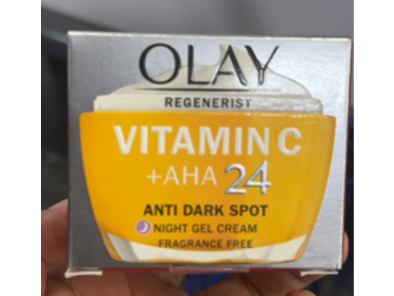 Olay Regenerist Anti Dark Spot Night Gel, Vitamin C + Aha24, 50 mL