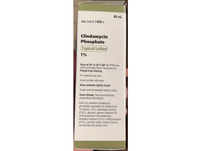 Clindamycin Phosphate Topical Lotion 1%,, 60 mL Taro (RX)