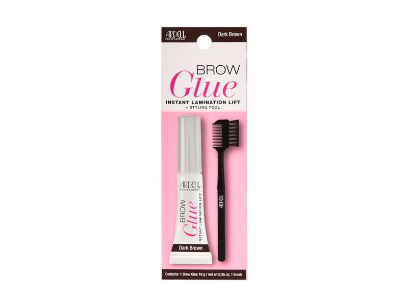 Ardell Brow Glue Instant Lamination Lift + Styling Tool, Dark Brown, 0.35 oz/10 g