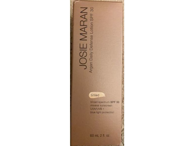 Josie Maran Argan Daily Defense Tinted Lotion, SPF 30, 2 fl oz/60 mL