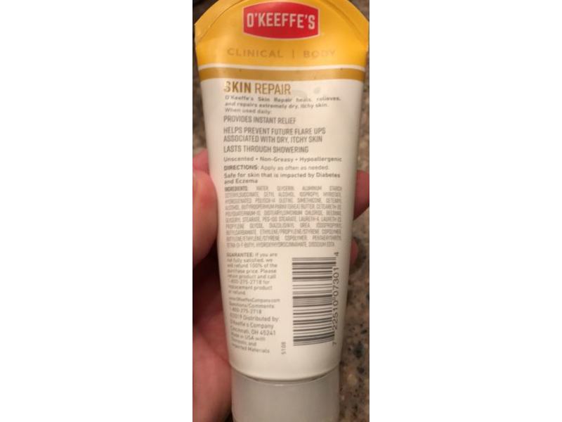 O'Keeffe's Skin Repair Body Lotion, 3 oz/85 g