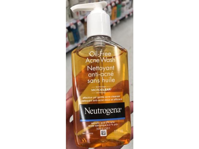 Neutrogena Oil-Free Acne Wash, Salicylic Acid 2%, 177 mL