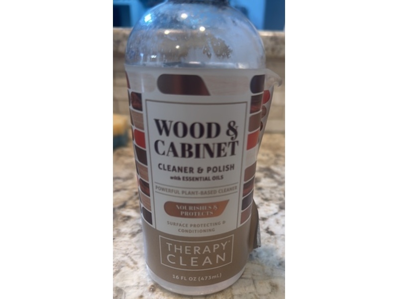 Therapy Clean Wood And Cabinet Cleaner And Polish, Essential Oils, 16 fl oz/473 mL, Pack Of 2