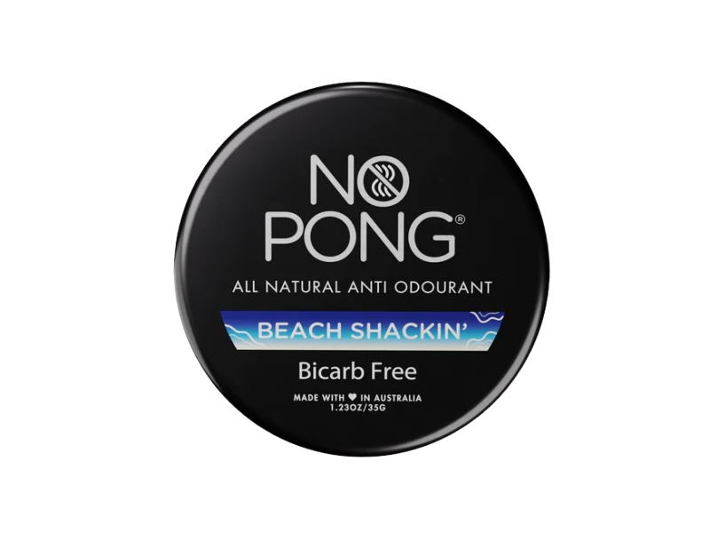 No Pong All Natural Anti Odourant, Beach Shackin, 1.23 oz/35 g