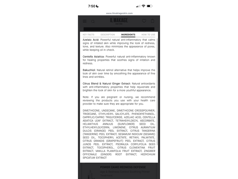 IL Makiage Skin Power Camo Redness Defense, 0.84 fl oz/25 mL