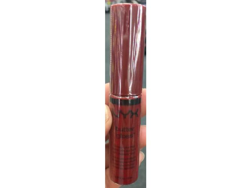 NYX Professional Makeup Butter Lip Gloss, 20 Red Velvet, 0.27 fl oz/8 mL