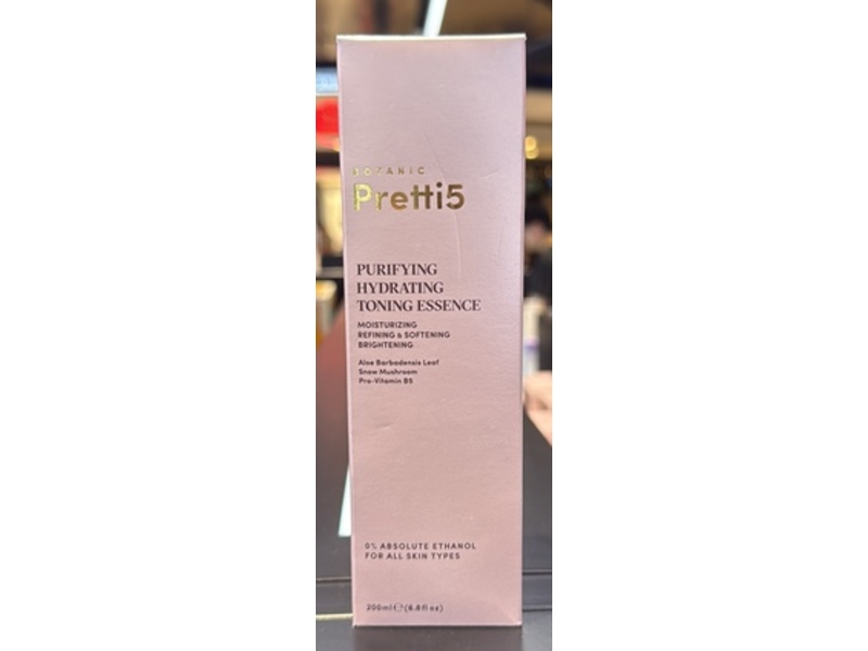 Botanic Pretti5 Purifying Hydrating Toning Essence, 6.8 fl oz/200 mL