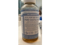 Dr Bronner's Hemp Baby Pure Castle Soap, Unscented, 2 fl oz/59 mL - thumbnail 3