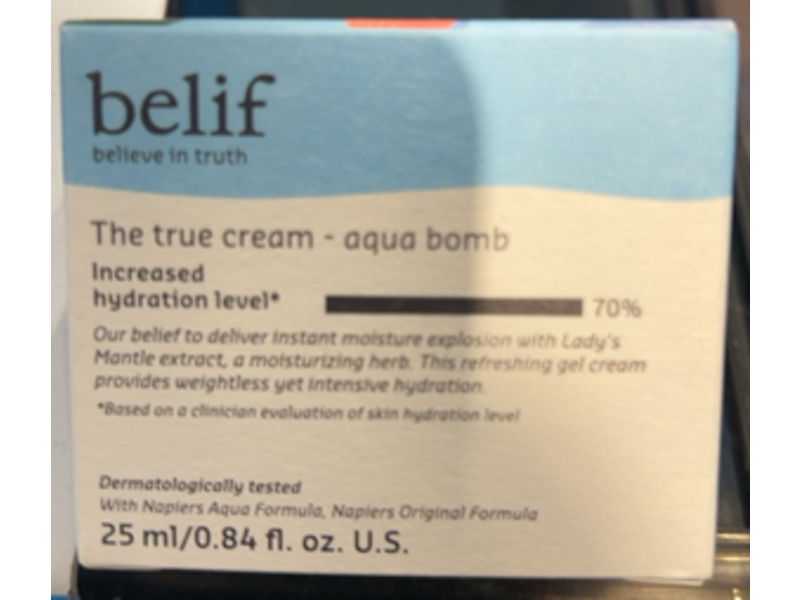 Belif The True Cream Moisturizing Bomb, 0.84 fl oz/25 mL